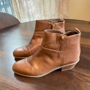 Franco Sarto | brown leather booties rafaela 7.5